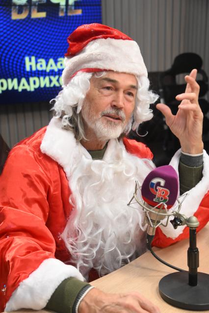 Никас Сафронов на радиостанции \"Комсомольская правда\"