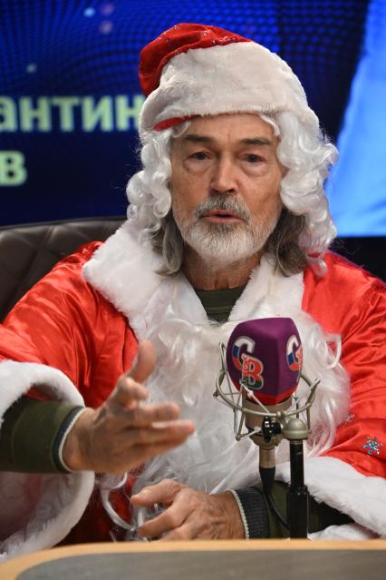 Никас Сафронов на радиостанции \"Комсомольская правда\"