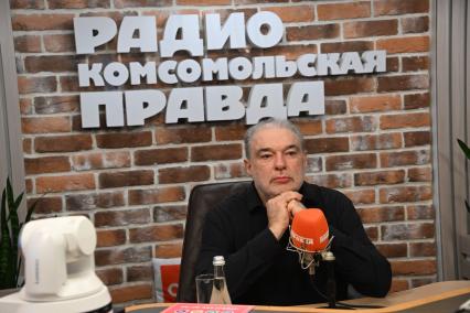 Анатолий Максимов на радиостанции Комсомольская правда\"