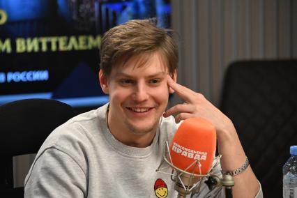 Павел Табаков на радиостанции Комсомольская правда\"