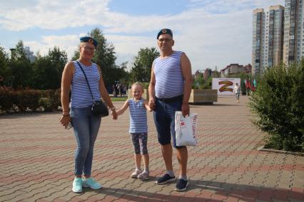 Празднование дня ВДВ в Красноярске