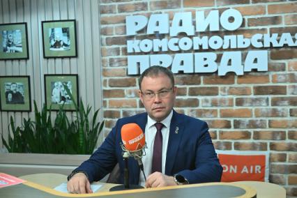 Илья Середюк на радиостанции \"Комсомольская правда\"