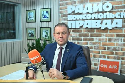 Илья Середюк на радиостанции \"Комсомольская правда\"