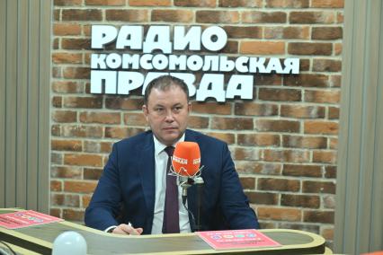 Илья Середюк на радиостанции \"Комсомольская правда\"
