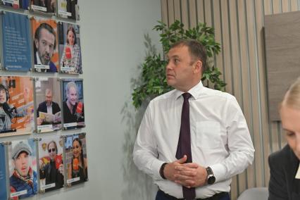 Илья Середюк в редакции \"Комсомольской правды\"