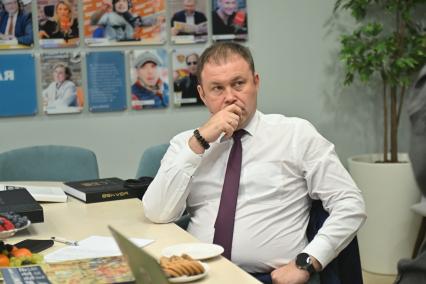 Илья Середюк в редакции \"Комсомольской правды\"