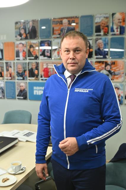 Илья Середюк в редакции \"Комсомольской правды\"