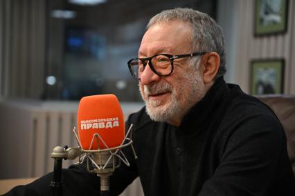 Евгений Маргулис на радиостанции \"Комсомольская правда\"