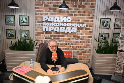 Евгений Маргулис на радиостанции \"Комсомольская правда\"