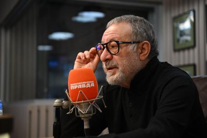 Евгений Маргулис на радиостанции \"Комсомольская правда\"