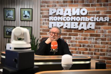 Евгений Маргулис на радиостанции \"Комсомольская правда\"