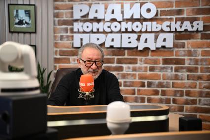 Евгений Маргулис на радиостанции \"Комсомольская правда\"