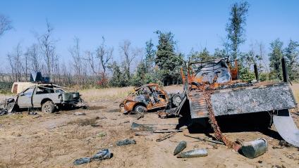 Инженерно-саперный батальон 39-й бригады 68-го армейского корпуса в Покровском районе ДНР