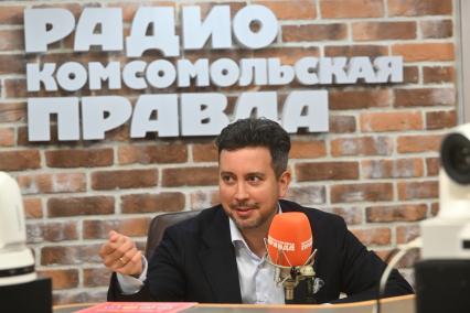 Иван Барсола на радиостанции Комсомольская правда\"