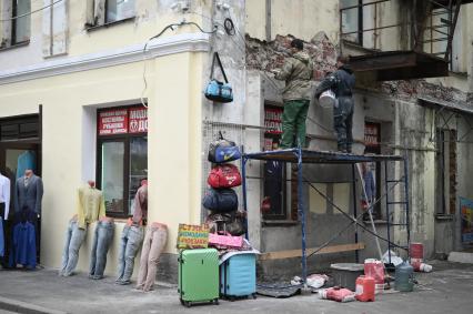 Рынок Апраксин двор в Санкт-Петербурге