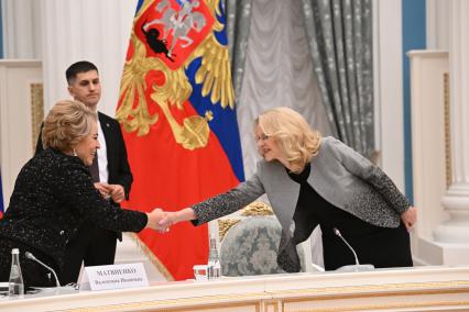 Заседание Совета при президенте РФ по реализации государственной демографической и семейной политики