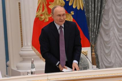 Заседание Совета при президенте РФ по реализации государственной демографической и семейной политики