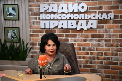 Надежда Бабкина на радиостанции Комсомольская правда\"