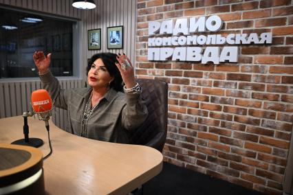 Надежда Бабкина на радиостанции Комсомольская правда\"