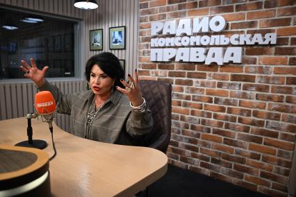 Надежда Бабкина на радиостанции Комсомольская правда\"
