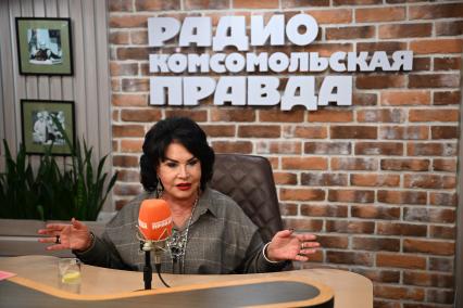 Надежда Бабкина на радиостанции Комсомольская правда\"