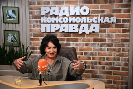 Надежда Бабкина на радиостанции Комсомольская правда\"