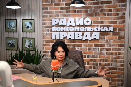Надежда Бабкина на радиостанции Комсомольская правда\"
