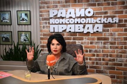 Надежда Бабкина на радиостанции Комсомольская правда\"