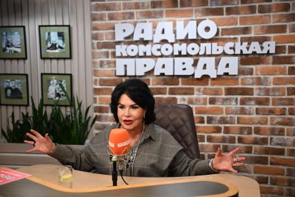 Надежда Бабкина на радиостанции Комсомольская правда\"