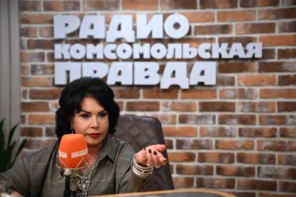 Надежда Бабкина на радиостанции Комсомольская правда\"