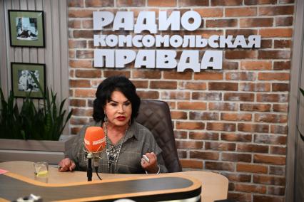 Надежда Бабкина на радиостанции Комсомольская правда\"