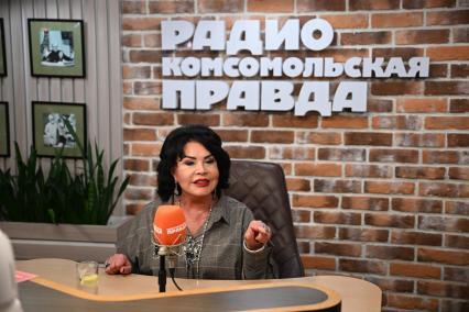 Надежда Бабкина на радиостанции Комсомольская правда\"