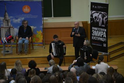 Режиссер Эмир Кустурица открыл Сербский клуб в МГУ
