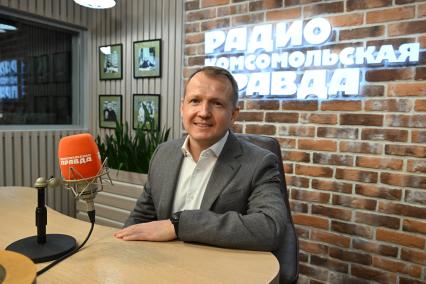 Николай Асаул на радиостанции \"Комсомольская правда\"