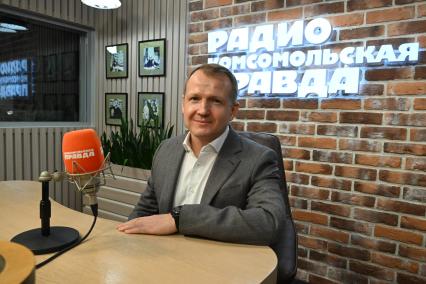 Николай Асаул на радиостанции \"Комсомольская правда\"