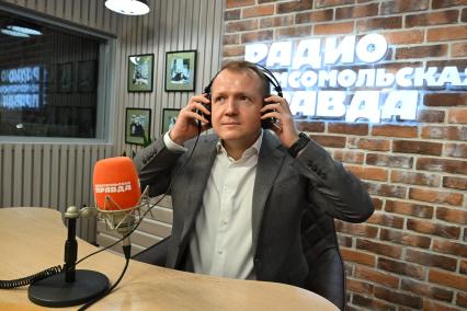 Николай Асаул на радиостанции \"Комсомольская правда\"