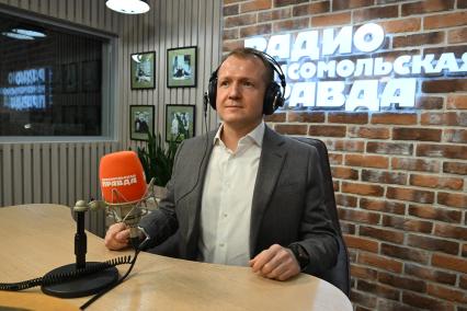 Николай Асаул на радиостанции \"Комсомольская правда\"