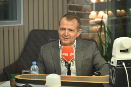 Николай Асаул на радиостанции \"Комсомольская правда\"