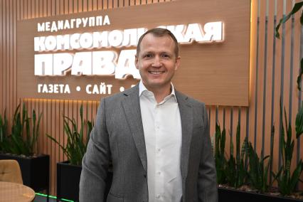 Николай Асаул в редакции \"Комсомольской правды\"