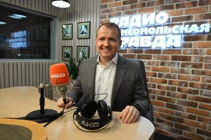 Николай Асаул на радиостанции \"Комсомольская правда\"