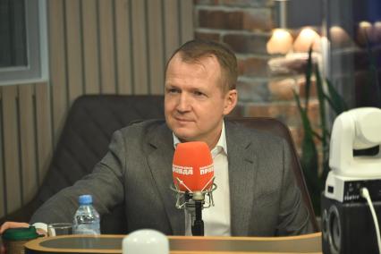 Николай Асаул на радиостанции \"Комсомольская правда\"