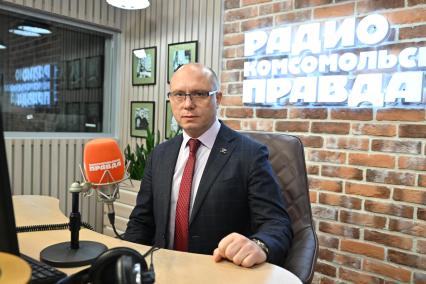 Виталий Ганчев на радиостанции Комсомольская правда\"