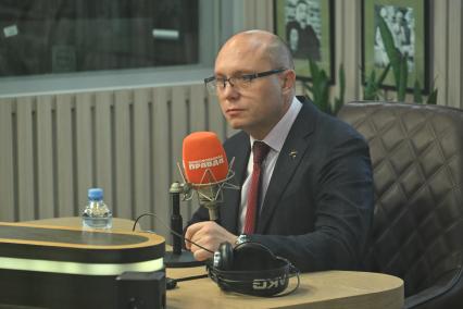 Виталий Ганчев на радиостанции Комсомольская правда\"