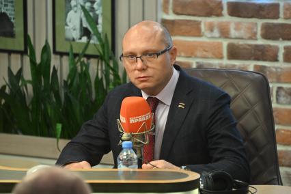 Виталий Ганчев на радиостанции Комсомольская правда\"