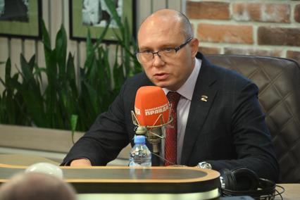Виталий Ганчев на радиостанции Комсомольская правда\"