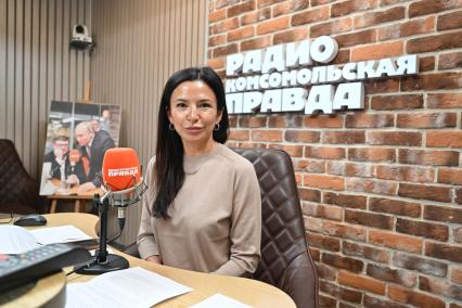 Ольга Журавская на радиостанции Комсомольская правда\"
