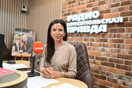 Ольга Журавская на радиостанции Комсомольская правда\"