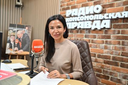 Ольга Журавская на радиостанции Комсомольская правда\"