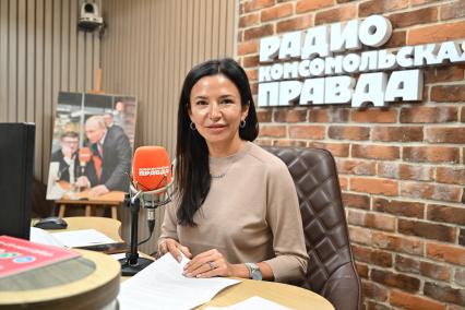 Ольга Журавская на радиостанции Комсомольская правда\"