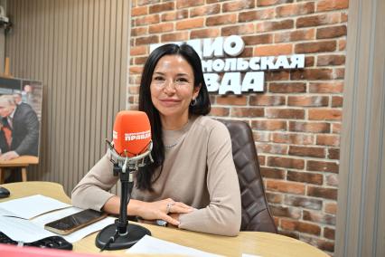 Ольга Журавская на радиостанции Комсомольская правда\"